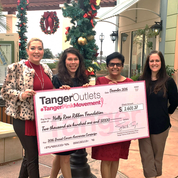 UPDATED: Tanger Outlets pinkSTYLE campaign to benefit the Holly Rose Ribbon Foundation